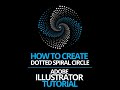How to Create Dotted Spiral circle  Adobe Illustrator Tutorial