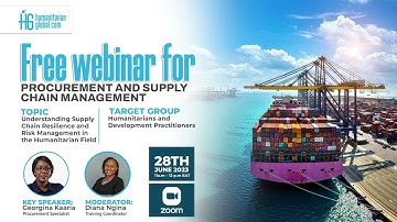 Understanding Supply Chain Resilience and Risk Management in the Humanitarian Field