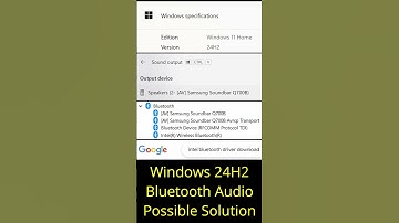 Window 11 24H2 Broke Your Bluetooth Audio? Try This. @Microsoft @MicrosoftWindows #troubleshooting