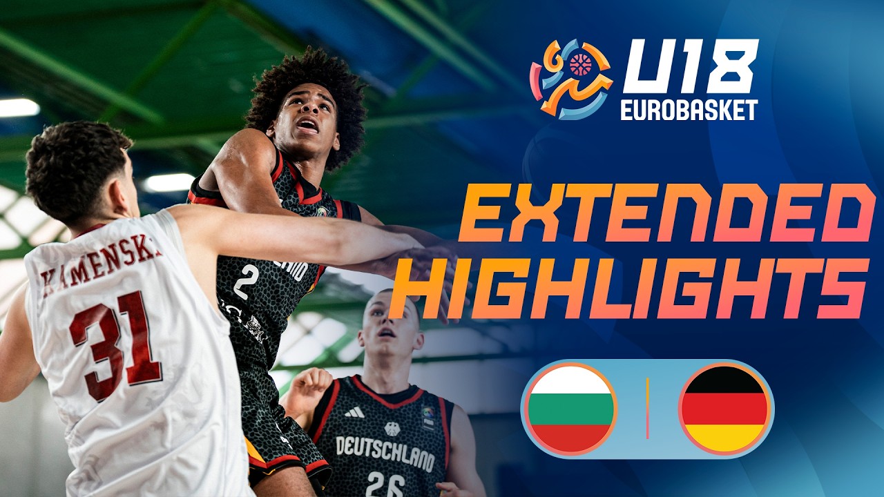 Group Phase: Bulgaria 🇧🇬 vs Germany 🇩🇪 | Extended Highlights | FIBA U18 EuroBasket 2026