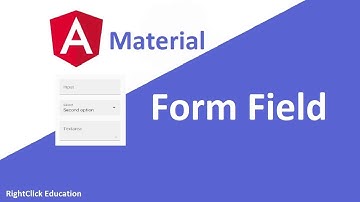 Angular Material Form Field | Angular Material Tutorial 12