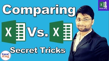 Comparing 2 Excel Files or Sheets & Find the Differences #AskExcelKing #ExcelKing2020 #ExcelKing