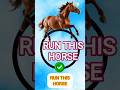 Run this Horse Shadow Challenge 🐎 #shorts