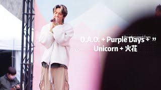 240310 Ozone 林煥鈞 - O.A.O.+Purple Days+Unicorn+火花 @ 2024桃園青年嘉年華