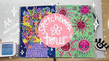 Sketchbook Tour | Gouache & Moleskine Sketchbook | inspiration, ideas & the 100 day project