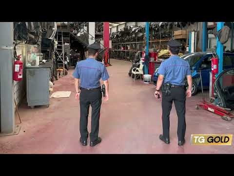 Video 25-07-2026 - Officina dei ricambi delle auto rubate, arrestate 5 persone