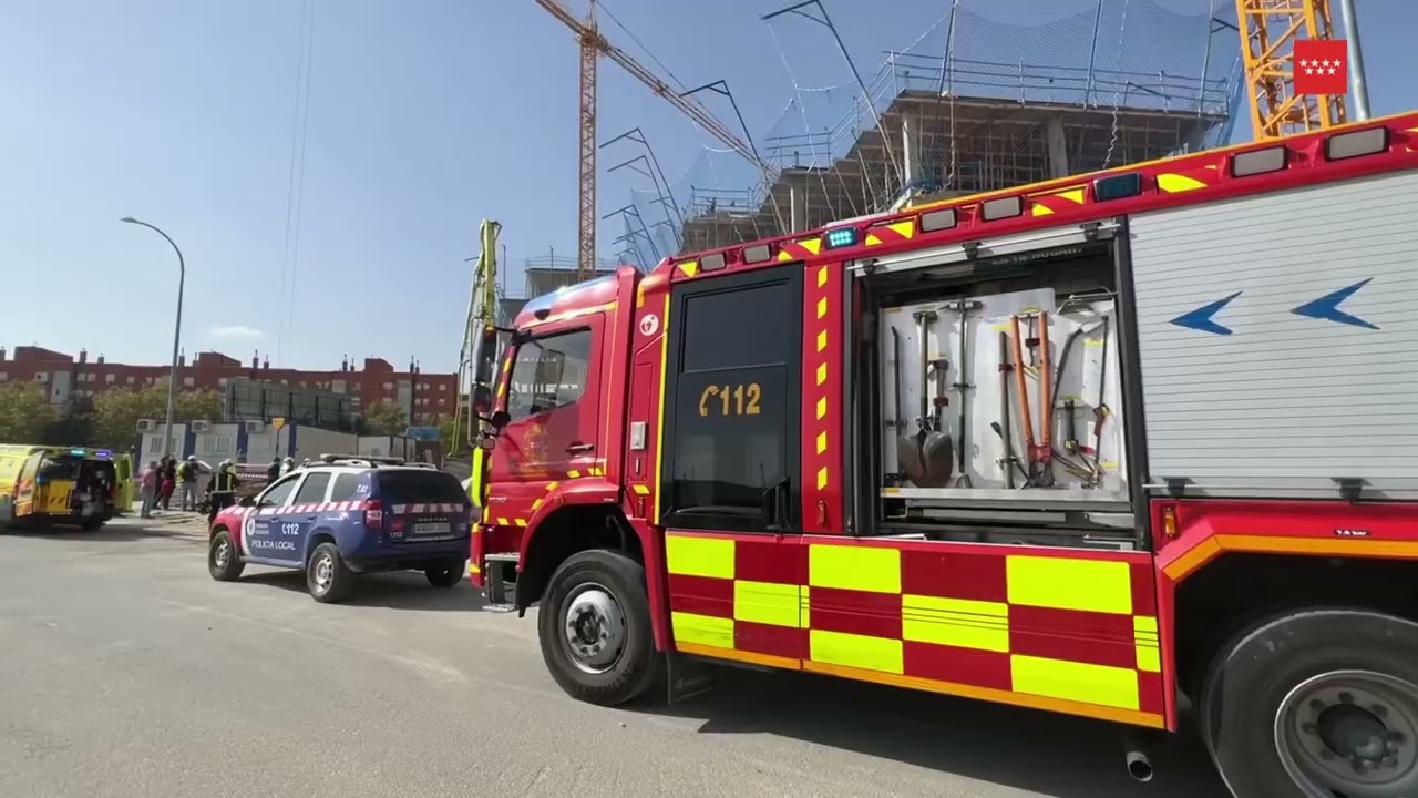 Accidente laboral en una obra en Humanes de Madrid