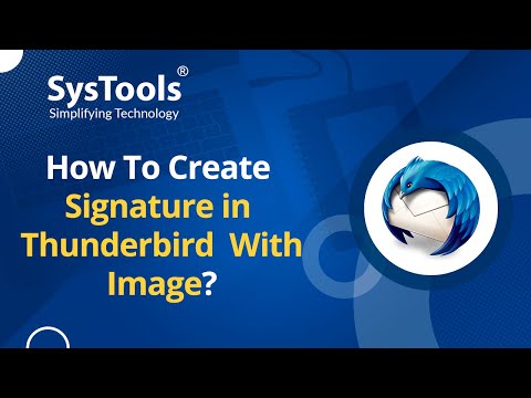 How to Create Signature in Thunderbird with Image?