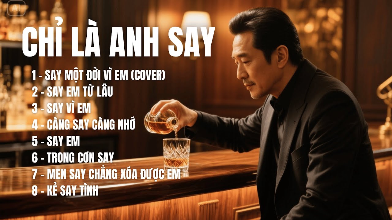 CHỈ LÀ ANH SAY | Album Ballad kể về hành trình yêu – say – nhớ – quên | SING & SONG A.I