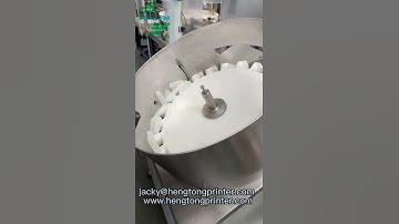 50ML Bottle Feeding Turntable Bottle Unscrambler Machine Sorter Machine for Filling Labeling Machine