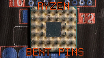 Fixing bent pins on a Ryzen 3600XT