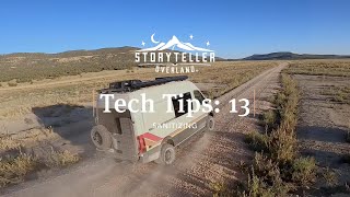 2022 Tech Tips 13: Sanitizing