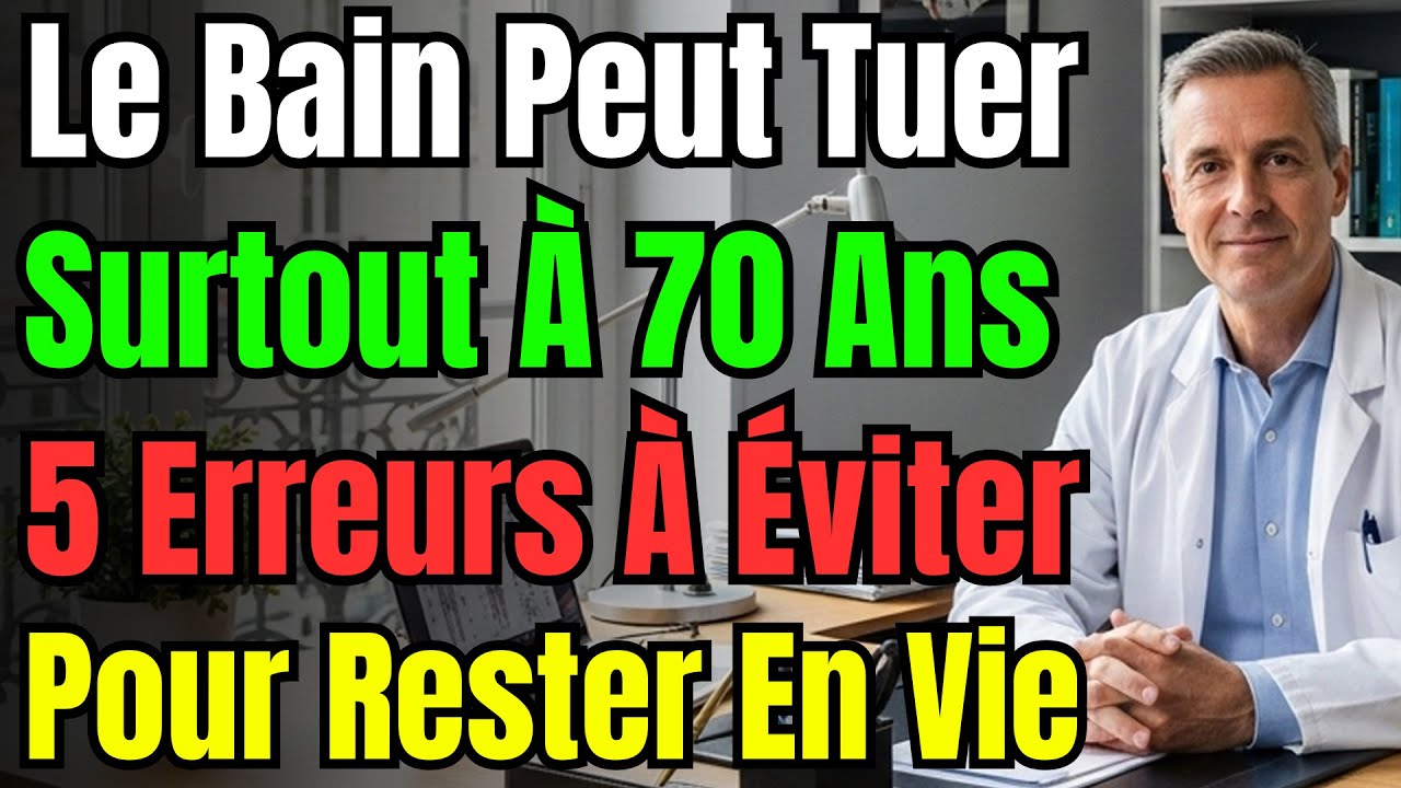 Attention ! 5 Habitudes De Bain Mortelles Pour Les Plus De 70 Ans. Ne Les Faites Jamais !