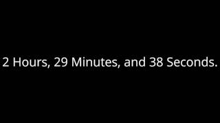 The full length of The Longest Barney Error in the World