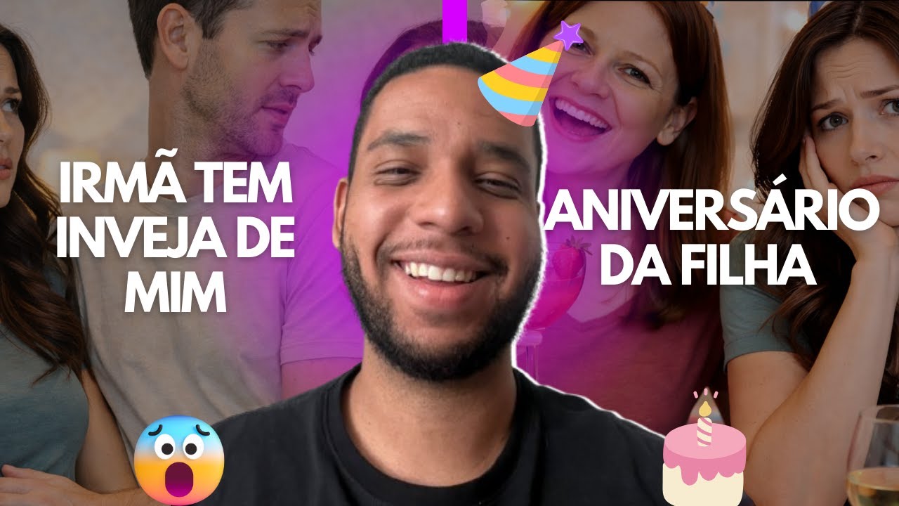 IRMÃ TEM INVEJA DE MIM + ANIVERSÁRIO DA FILHA - HISTÓRIA COMPLETA