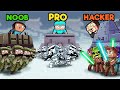Rebels vs Empire vs Jedi - Star Wars! (Noob vs PRO vs Hacker)