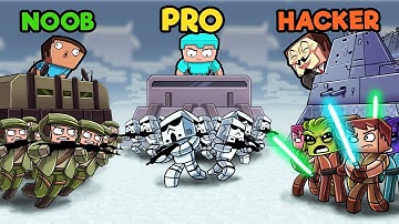 Rebels vs Empire vs Jedi - Star Wars! (Noob vs PRO vs Hacker)