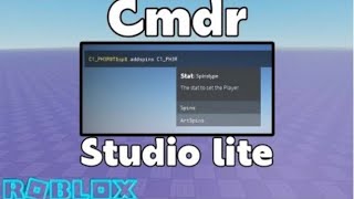 How to make a cmdr like grow a garden in studio lite