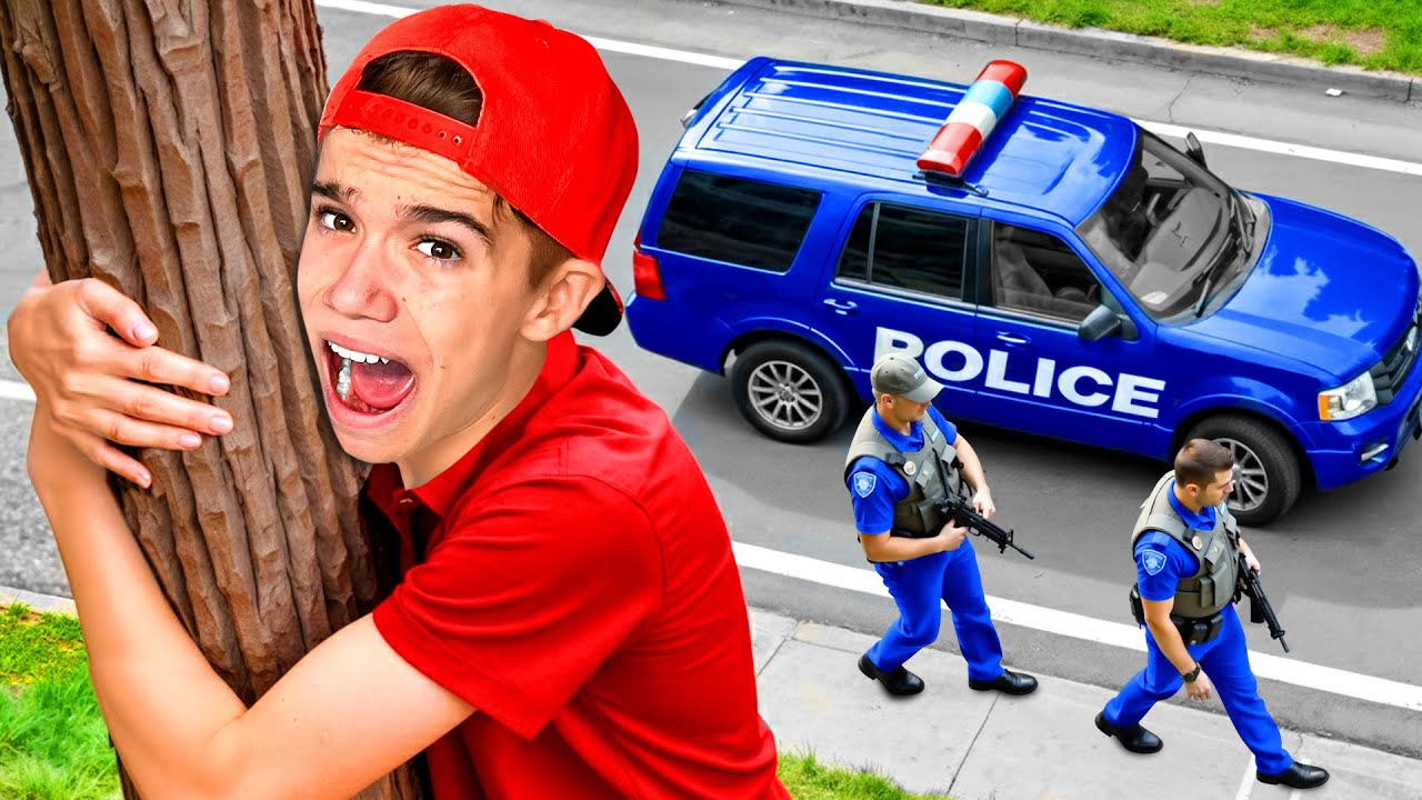 ЭКСТРЕМАЛЬНЫЕ ПРЯТКИ ОТ ПОЛИЦЕЙСКОГО У НАС ДОМА