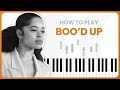 How To Play Boo'd Up By Ella Mai On Piano - Piano Tutorial (Free Tutorial)