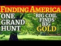 One Grand Hunt - METAL DETECTING finds HUGE GOLD GOLD GOLD !! Equinox with 15" Coil at Old Park