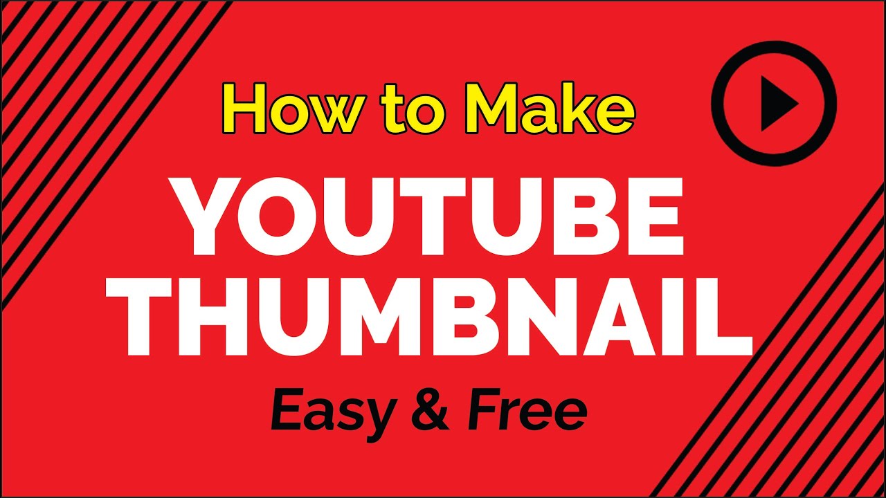 How To Make HD & Attractive Custom Thumbnail For Youtube - YouTube