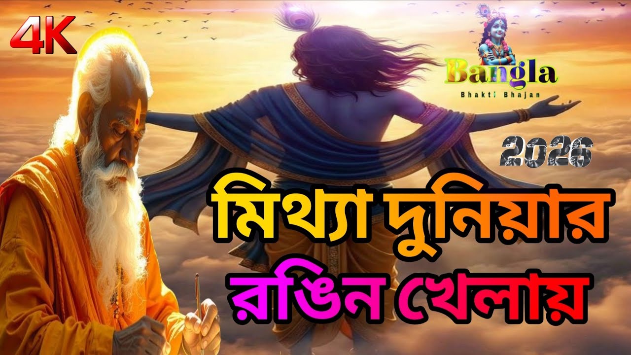 মিথ্যা দুনিয়ার রঙিন খেলায় | Mithya Duniyer Rangin Khelay|Bangla Bhakti Bhajan| AI Generated Music 