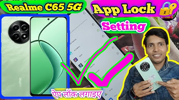 Realme C65 5G Mobile Mein App Lock Kaise Lagaen ❤️ DCTI📲 How to Lock apps in Realme C65 5G Setting