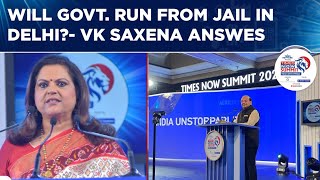 Navika Kumar Questions, 'Will Government Run From Jail In Delhi?', VK Saxena Answers At TNS 2024