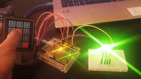 Teclado keypad con led rgb