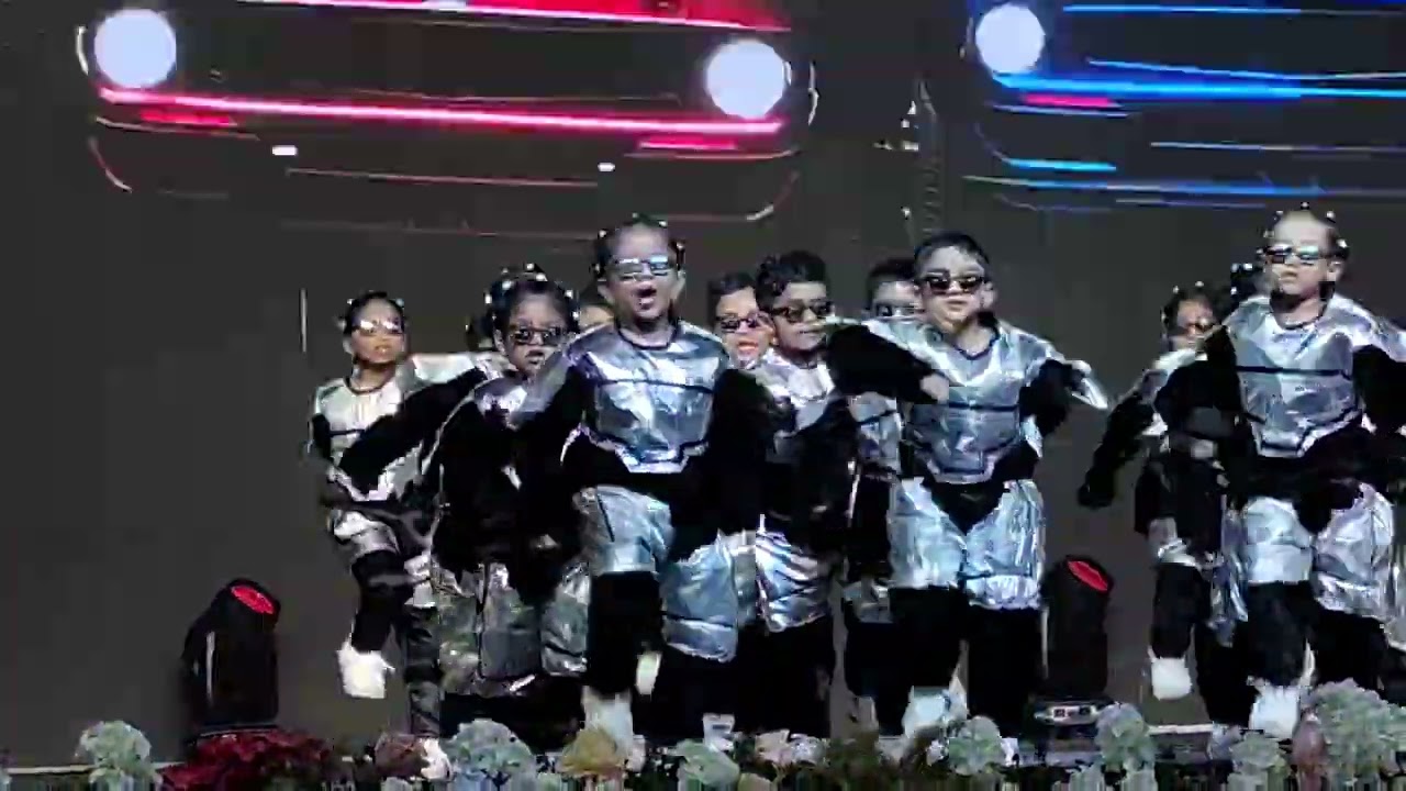 School Annual Day  #groupdance #ukgkids #cowboys #robot #barbie #trendingshorts #reels #viral #event