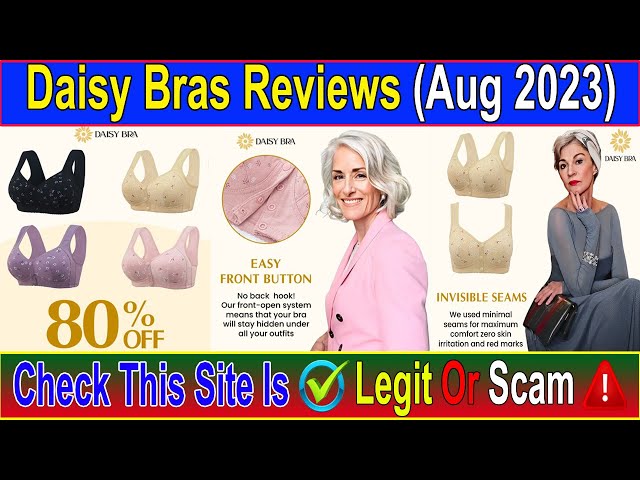 Daisy Bras Reviews (Aug 2023) Watch the Video & Know Scam or Legit? ! Scam  Advice 