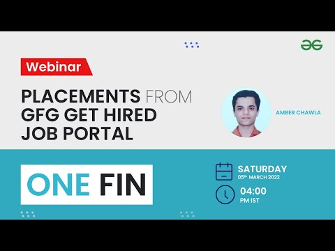 Placements from GFG Get Hired Job Portal | OneFin