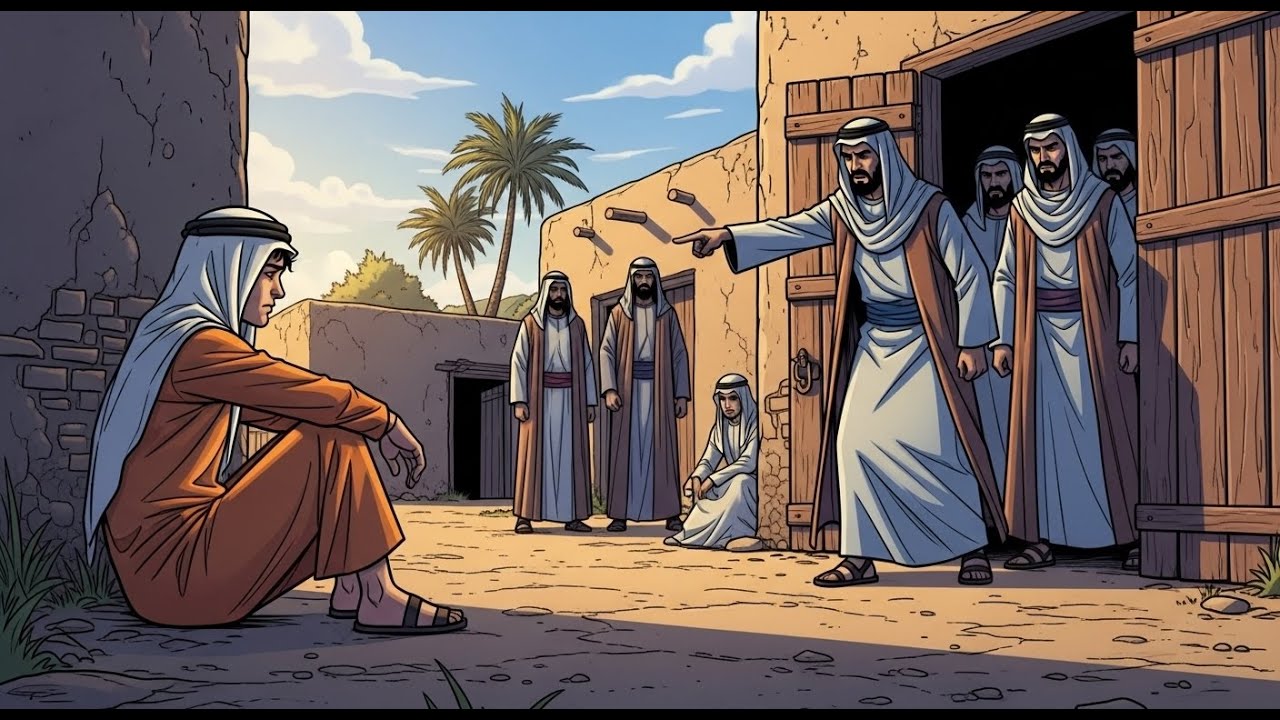 قصة الشاب المظلوم اخذوا ماله ومنزله وطردوه من القرية فصار اغنى منهم وعاد إليهم والنهاية مفاجأة