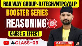 Reasoning for Railway exams 2026 class -6 by Manish sir#railwayreasoning