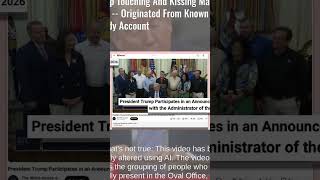 Fact Check: FAKE Video Shows Trump Touching And Kissing Man's Belly -- From Parody Account