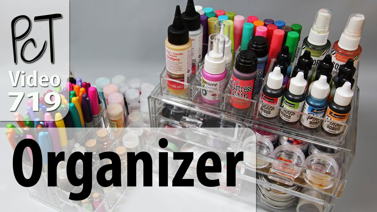 MelodySusie Acrylic Organizer Used For Craft Supplies YouTube