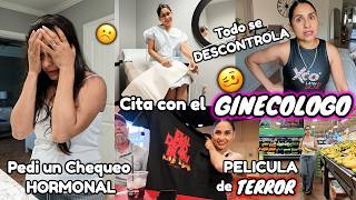 I requested a HORMONAL check-up🥴 GYN appointment + Grocery shopping🛒💰and a HORROR movie😈