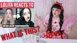 Lolita Reacts to Taylor R Gothic Lolita Transformation