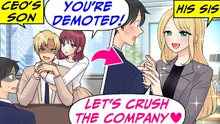 CEO’s Daughter and I Take Revenge on Ex Company After CEO's Son Stole My GF & Work[RomCom Manga Dub]