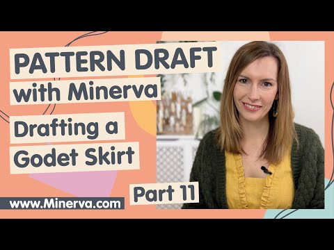Pattern Drafting For Beginners Part 11 - Drafting a Godet Skirt