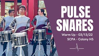 Pulse Percussion 2022 - Snare Focus (Warm Up)