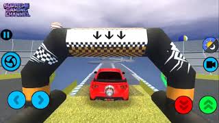 Jet Car Impossible Stunt Track Fast Driving 2021 screenshot 1