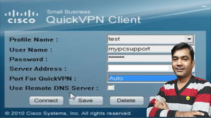 simple & easy cisco quick vpn  - free vpn client - how to setup vpn server (Hindi)