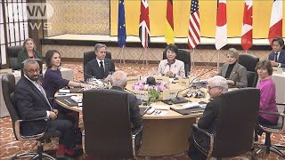 G7外相会合　上川大臣「人道的な戦闘休止を」(2023年11月8日)