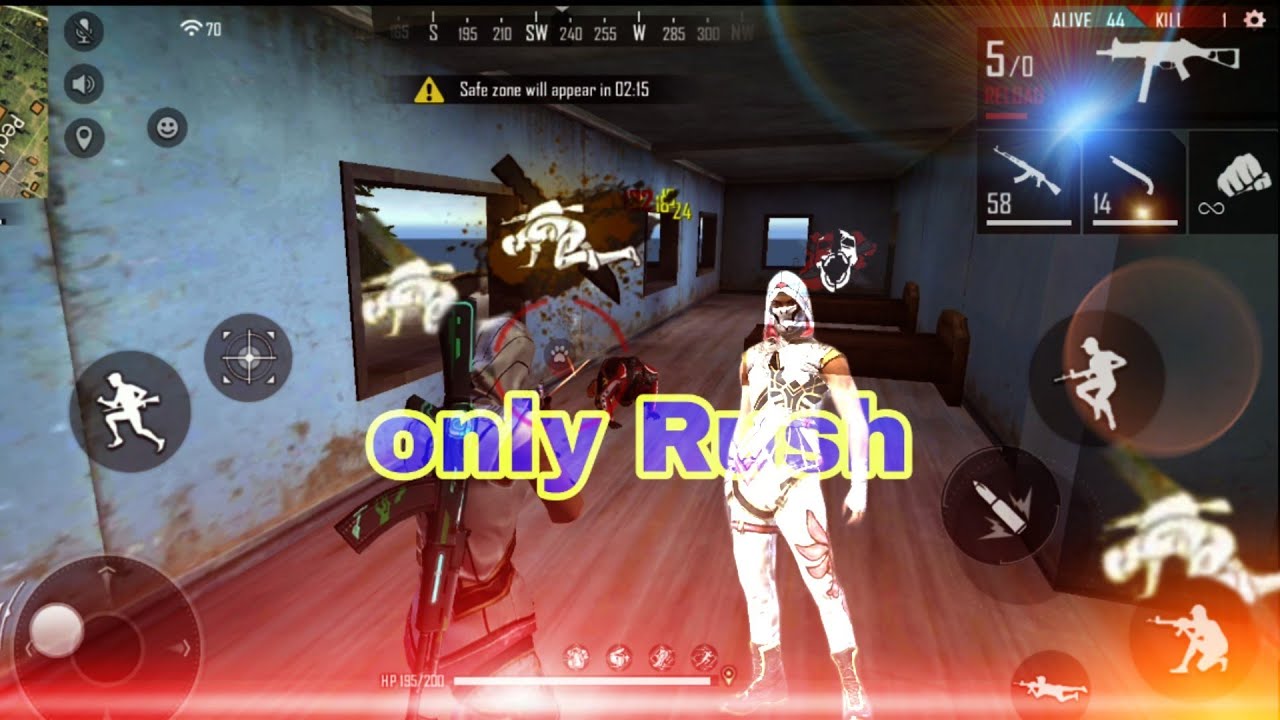 Solo vs squad full rush gameplay in the free fire - YouTube