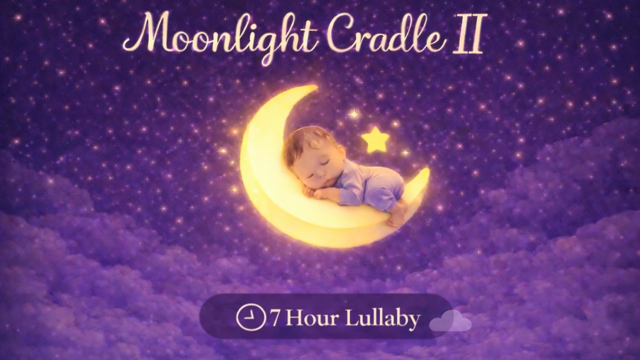 Baby Sleep Music ♫ with Shh Sound 🌙 7 Hours of Soothing Bedtime Songs   | White Noise Lullaby