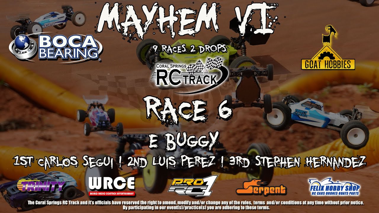 MAYHEM VI Race 6 | E-Buggy | A-Main | April, 28 2024 - YouTube