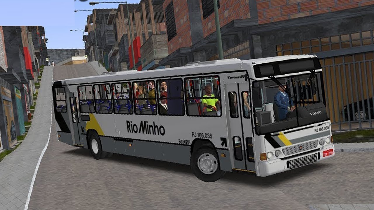 ONIBUS GRANDE EM LINHA DE RUAS APERTADAS !!! OMSI 2 - G27