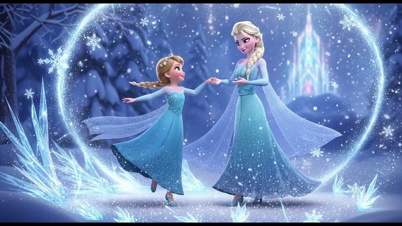 Snowflake Spin ❄️ | Elsa & Daughter Magical Dance Song | Kids Music